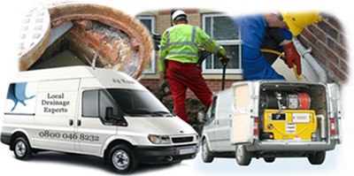 Raynes Park drainage van